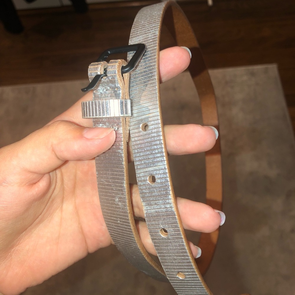silver belt
